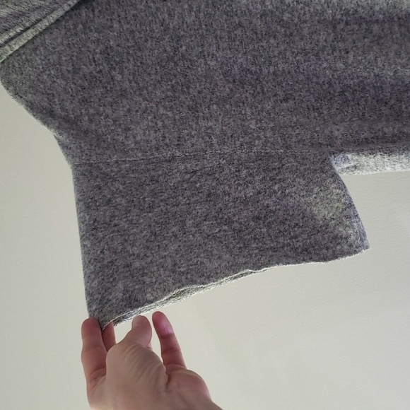 Free People Intimately Oversized Top Women Large Heather Gray Super Soft Comfy - Picture 5 of 11